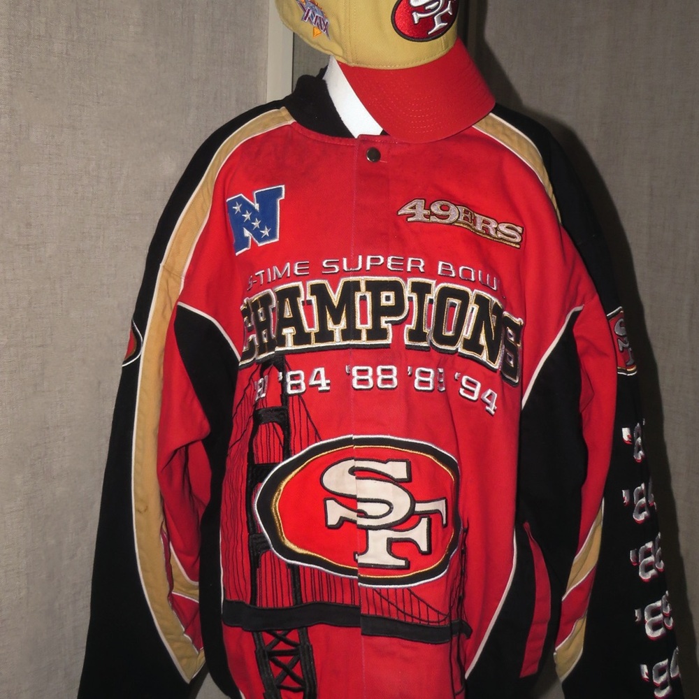 Vintage San Francisco 49ers 5X Super Bowl Champions Jacket